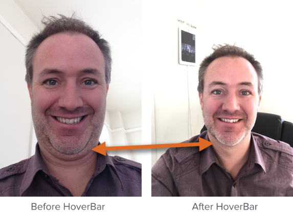  #12Days: HoverBar Solves Holiday Double-Chin Problem