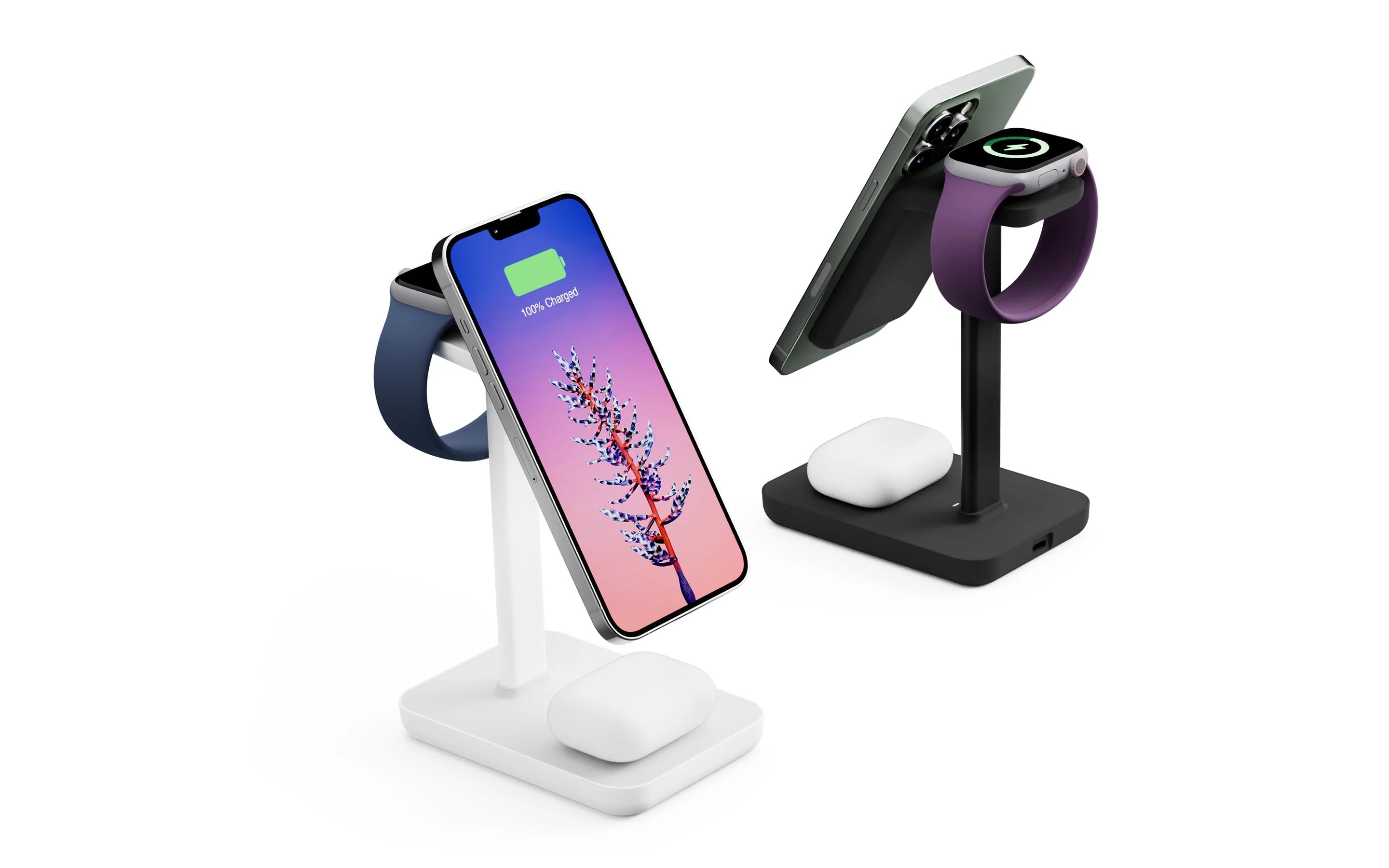 Twelve South HiRise 3 Deluxe 3-in-1 Wireless Charging Stand - Apple