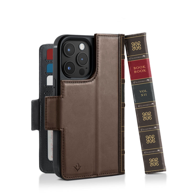 Personalized Leather iPhone 15 14 13 12 Pro Max Wallet Case 